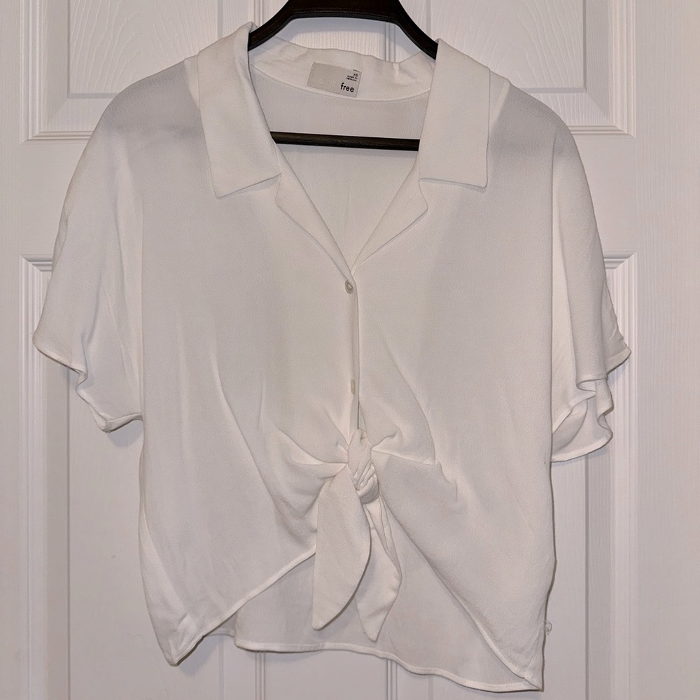 Wilfred Free Tie-Front Blouse